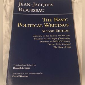 Jean-Jacques Rousseau The Basic Political Writings 2nd Edition Philosophy book